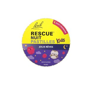 Fleur De Bach Rescue Nuit Bach Kids Pastilles Framboise 50 g - Pharmacie Agnès Praden à Alès
