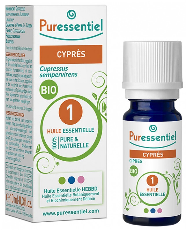 Puressentiel Huile Essentielle Cyprès Bio 10 ml - Pharmacie Agnès Praden à Alès