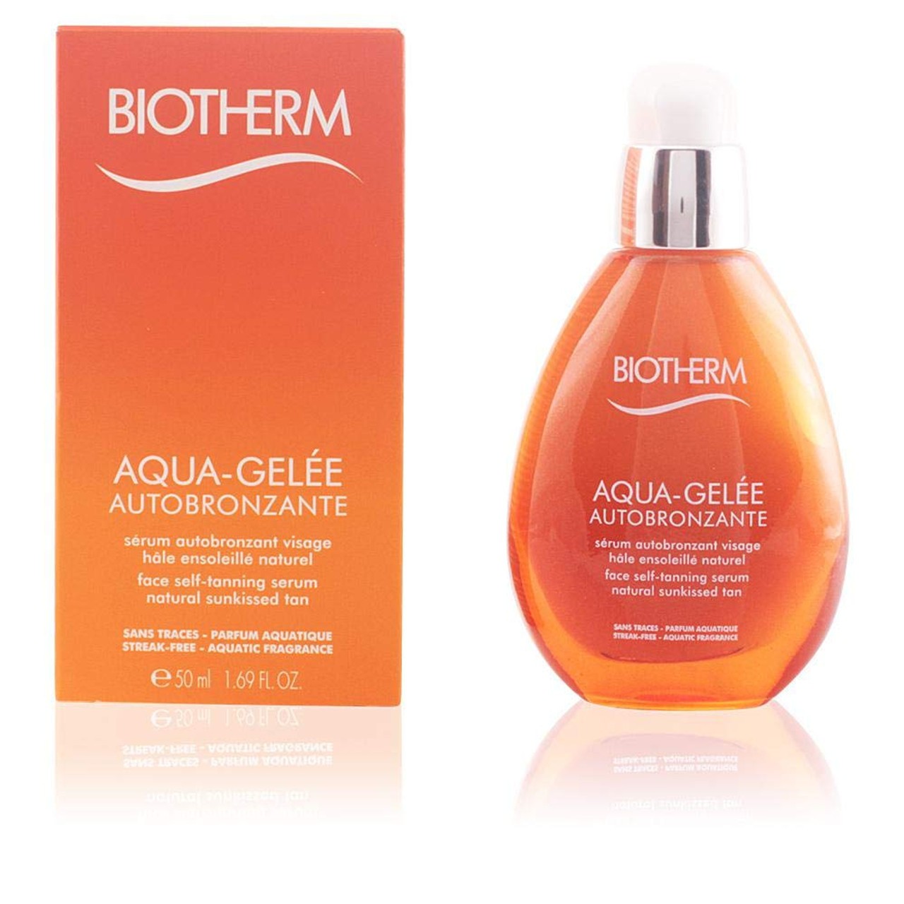 Biotherm Aqua Gelée Auto Bronzante Visage 50ml  - Pharmacie Agnès Praden à Alès