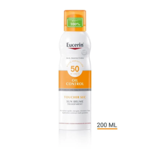 Eucerin Sun Protection Oil Control Brume Transparente Spray SPF50 200 ml - Pharmacie Agnès Praden à Alès