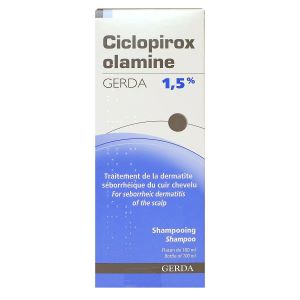 Gerda Ciclopirox Olamine Shampooing 1,5% Flacon 100 ml - Pharmacie Agnès Praden à Alès