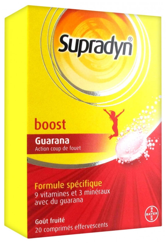 Supradyn boost 20 comprimés effervescents - Pharmacie Agnès Praden à Alès