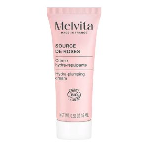 Melvita Source de Roses Crème Hydra-Repulpante Bio 15ml - Pharmacie Agnès Praden à Alès