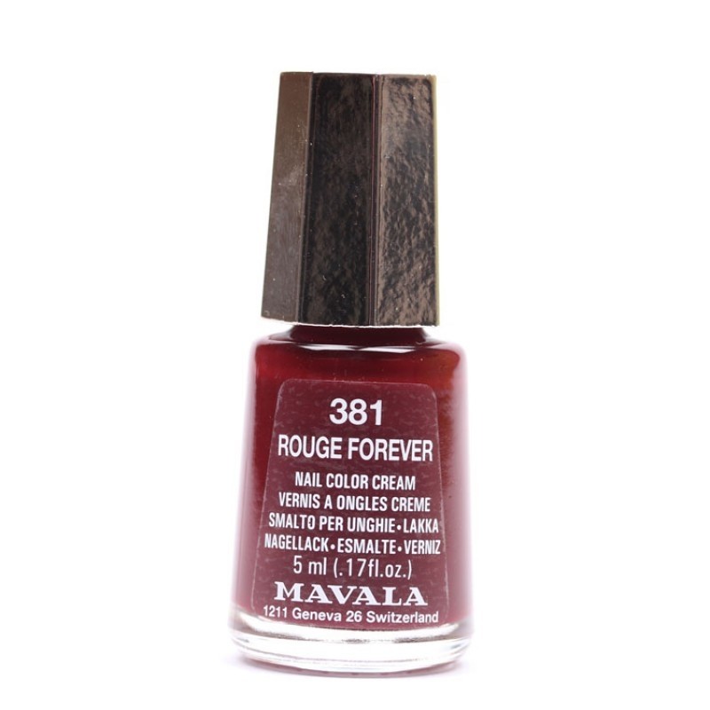 Mavala Vernis à Ongle Mini 381 Rouge Forever 5ml - Pharmacie Agnès Praden à Alès