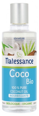 Natessance Huile Coco Bio 100 ml - Pharmacie Agnès Praden à Alès