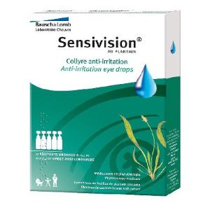 Bausch & Lomb Sensivision au Plantain Collyre Anti-irritations 0.4 ml 10 Unidoses - Pharmacie Agnès Praden à Alès