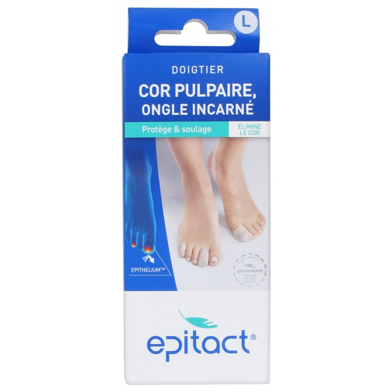 Epitact doigtier cor pulpaire et ongle incarné taille L - Pharmacie Agnès Praden à Alès