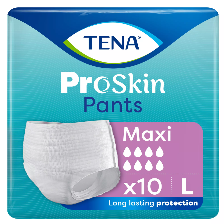 Tena Proskin Pants Maxi Taille L 10 unités - Pharmacie Agnès Praden à Alès