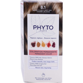 Phyto Coloration Permanente 8,1 Blond Clair Cendré - Pharmacie Agnès Praden à Alès