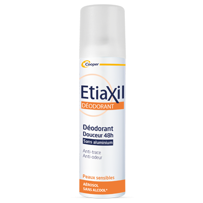 Etiaxil Déodorant douceur 48H sans aluminium Aérosol 150ml - Pharmacie Agnès Praden à Alès