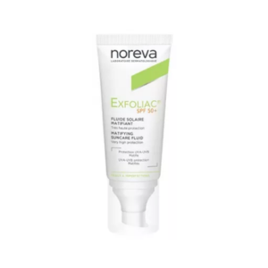 Noreva Exfoliac Fluide Solaire Matifiant Spf 50 + 50 ml - Pharmacie Agnès Praden à Alès