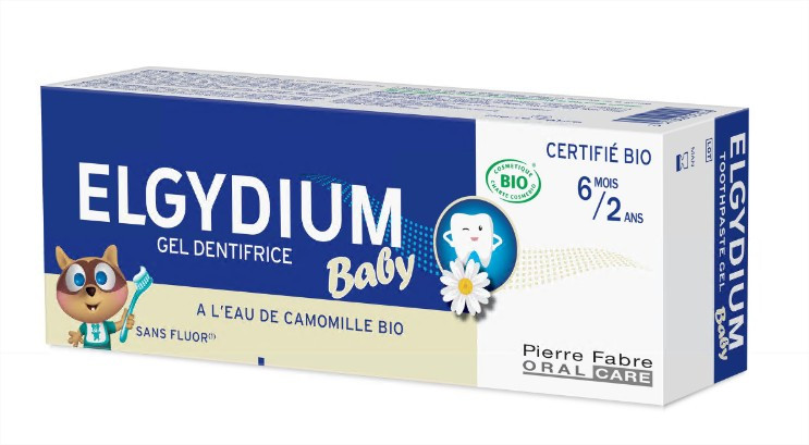 Elgydium baby gel dentifrice bio 6 mois 30 ml - Pharmacie Agnès Praden à Alès
