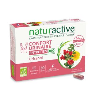 Naturactive Urisanol Confort Urinaire Entretien Bio 30 Gélules - Pharmacie Agnès Praden à Alès