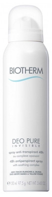 Biotherm Déo Pure Invisible Anti-Transpirant 48H Spray 150 ml - Pharmacie Agnès Praden à Alès