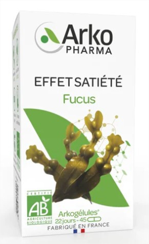 Arkopharma Arkogélules Fucus bio 45 gélules - Pharmacie Agnès Praden à Alès