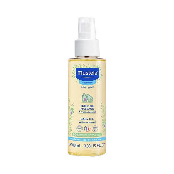 Mustela huile de massage à l'huile d'avocat 100ml - Pharmacie Agnès Praden à Alès