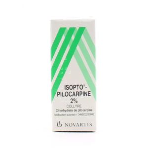 Novartis Isopto-Pilocarpine Collyre 2 % 10 ml - Pharmacie Agnès Praden à Alès