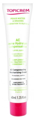 Topicrem AC Crème Hydratante Compensatrice 40 ml - Pharmacie Agnès Praden à Alès