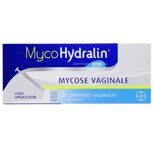 Bayer MycoHydralin Comprimés Vaginal 200 mg 3 comprimés - Pharmacie Agnès Praden à Alès