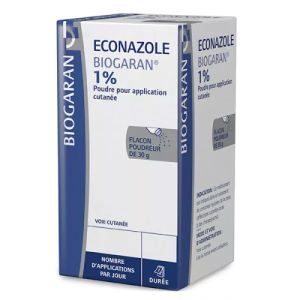 Biogaran Econazole 1 % Poudre - Flacon Poudreur 30 g - Pharmacie Agnès Praden à Alès