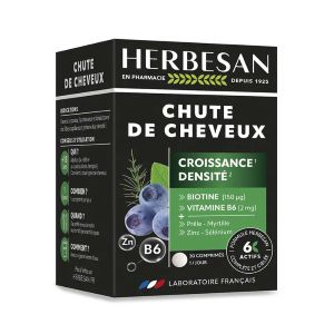 Super Diet Herbesan Chute De Cheveux 30 Comprimés - Pharmacie Agnès Praden à Alès