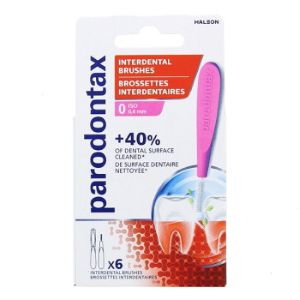Parodontax Brossettes Interdentaires 0,4mm (Taille 0) x6 