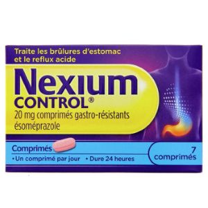 Pfizer Nexium Control 7 Comprimés - Pharmacie Agnès Praden à Alès