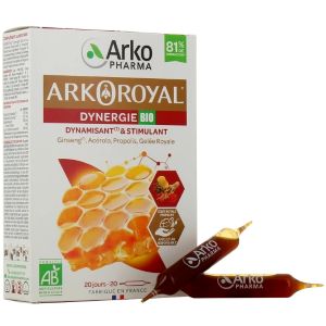 Arkopharma Arkoroyal Dynergie Bio 20 Ampoules - Pharmacie Agnès Praden à Alès
