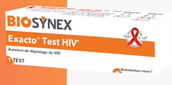 Biosynex Exacto autotest HIV - Pharmacie Agnès Praden à Alès