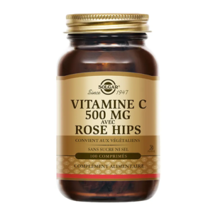 Solgar Vitamine C 500 mg 100 comprimés  - Pharmacie Agnès Praden à Alès