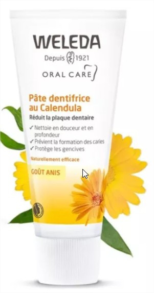 Weleda dentifride calendula 75ml - Pharmacie Agnès Praden à Alès