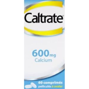 Pfizer Caltrate Calcium 600mg 60 Comprimés - Pharmacie Agnès Praden à Alès