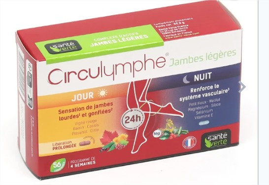 Circulymphe Jambes légères Jour Nuit 56 comprimés - Pharmacie Agnès Praden à Alès