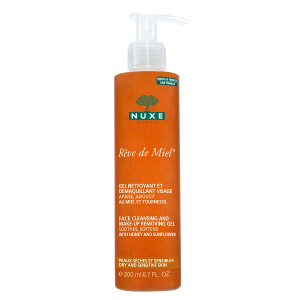 Nuxe Rêve de Miel Gel Nettoyant Démaquillant Visage 200ml - Pharmacie Agnès Praden à Alès