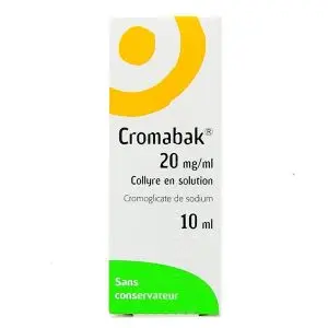 Théa Pharma Cromabak Collyre 20 mg 10ml