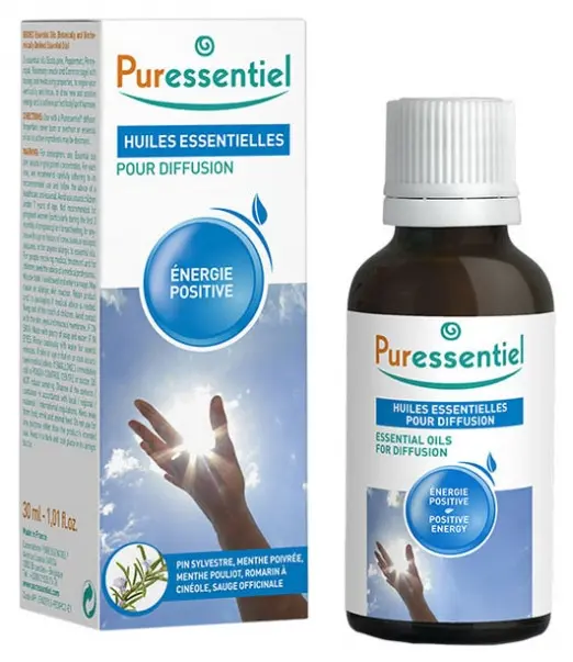 Puressentiel Huile Essentielle pour Diffusion Énergie Positive 30 ml