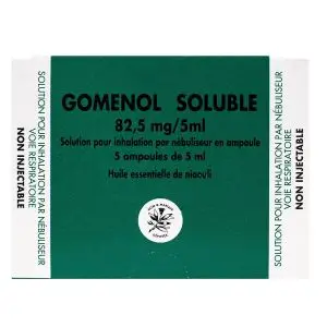 Ccd Gomenol Soluble Solution Pour Inhalation - 5 Ampoules De 5 ml