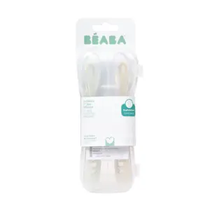 Beaba Natural Lot de 2 cuilleres 1er age en silicone 