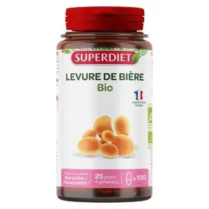 Super Diet Levure De Bière Bio 100 Gélules - Pharmacie Agnès Praden à Alès