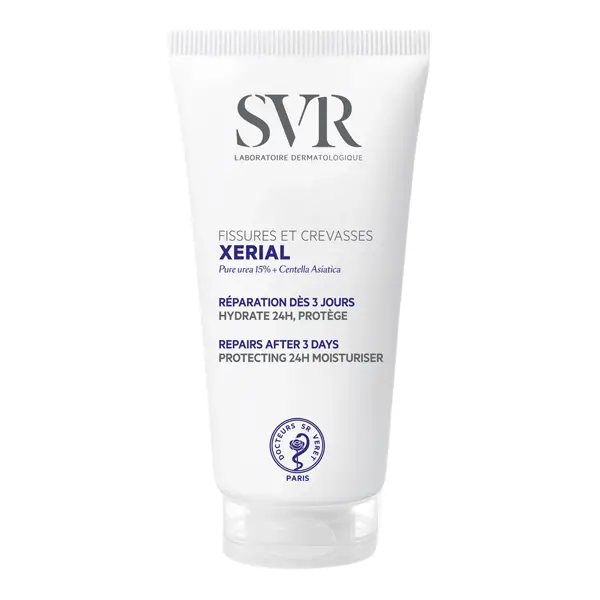 SVR Xerial Fissures et Crevasses Crème pieds 50ml - Pharmacie Agnès Praden à Alès
