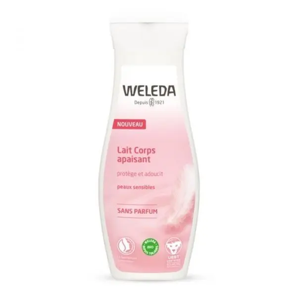 Weleda Amande Lait Corps Apaisant Bio 200ml - Pharmacie Agnès Praden à Alès