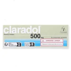 Teofarma Claradol 500mg x16 Comprimés Sécables  