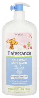 Natessance Gel Lavant Sans Savon Baby Bio 500 ml