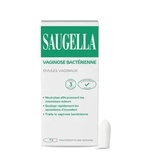 Saugella Ovules Vaginaux Triple Effet Traitement Vaginose Bactérienne x7