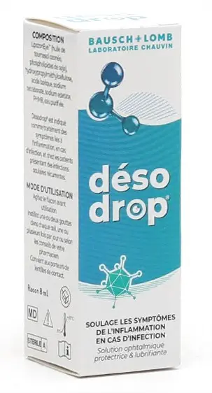 Bausch & Lomb Désodrop solution ophtalmique 8 ml