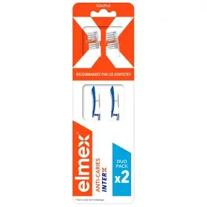 Elmex Brosse à Dents Souple Ortho Duo x2