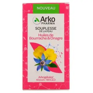 Arkopharma Arkogélules Huile De Bourrache & Onagre 180 Gélules