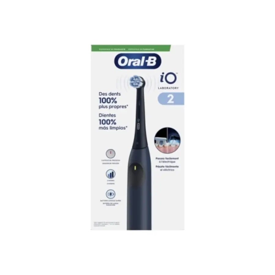 ORAL B Brosse à Dents Electrique IO2 Noire - Pharmacie Agnès Praden à Alès