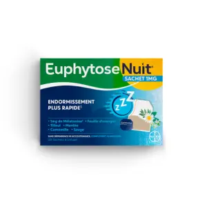 EuphytoseNuit Infusion à la Mélatonine 20 sachets - Pharmacie Agnès Praden à Alès