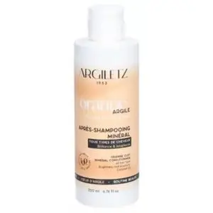 Argiletz Après Shampoing Minéral Argile Orange Tous Types De Cheveux 200 ml